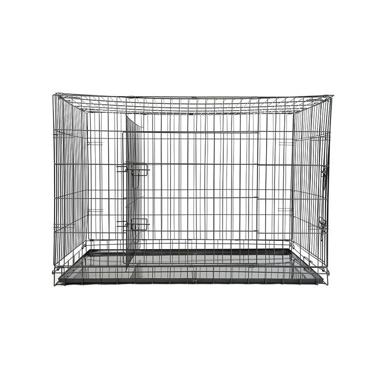 Caja de metal portátil plegable para perros DH016-5