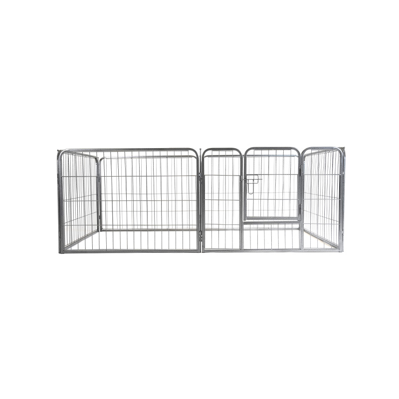 DH093-1 Parque infantil plegable de metal para ejercicio de perro mascota con valla de alambre de 6 paneles