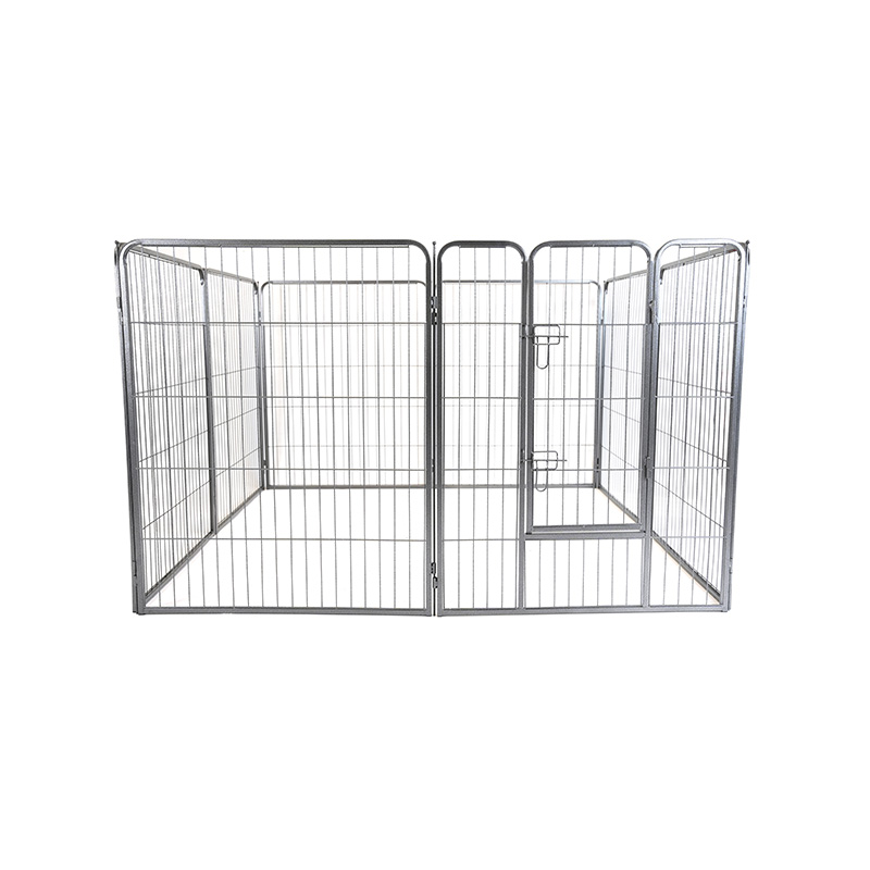 DH093-3 Valla para cachorros de metal resistente portátil de 8 paneles