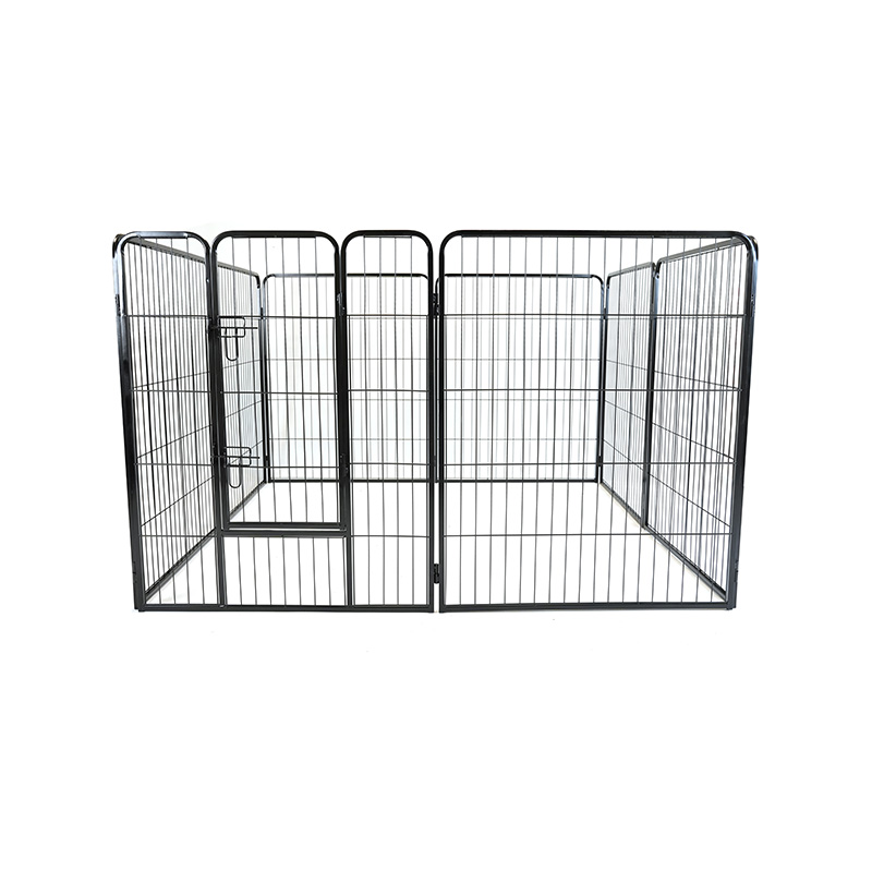 DH093-3 Valla para cachorros de metal resistente portátil de 8 paneles